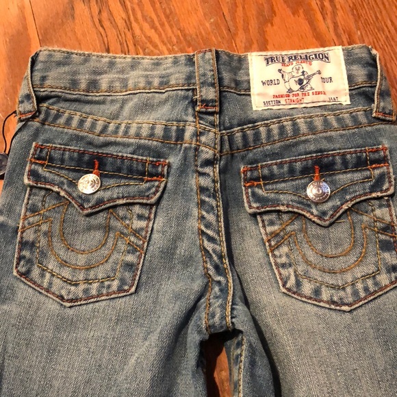True Religion Straight Leg Boys Jeans Sz 4 - Picture 7 of 8
